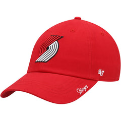 47 brand - Portland Trail Blazers '47 Women's Miata Clean Up Logo Adjustable Hat - Red