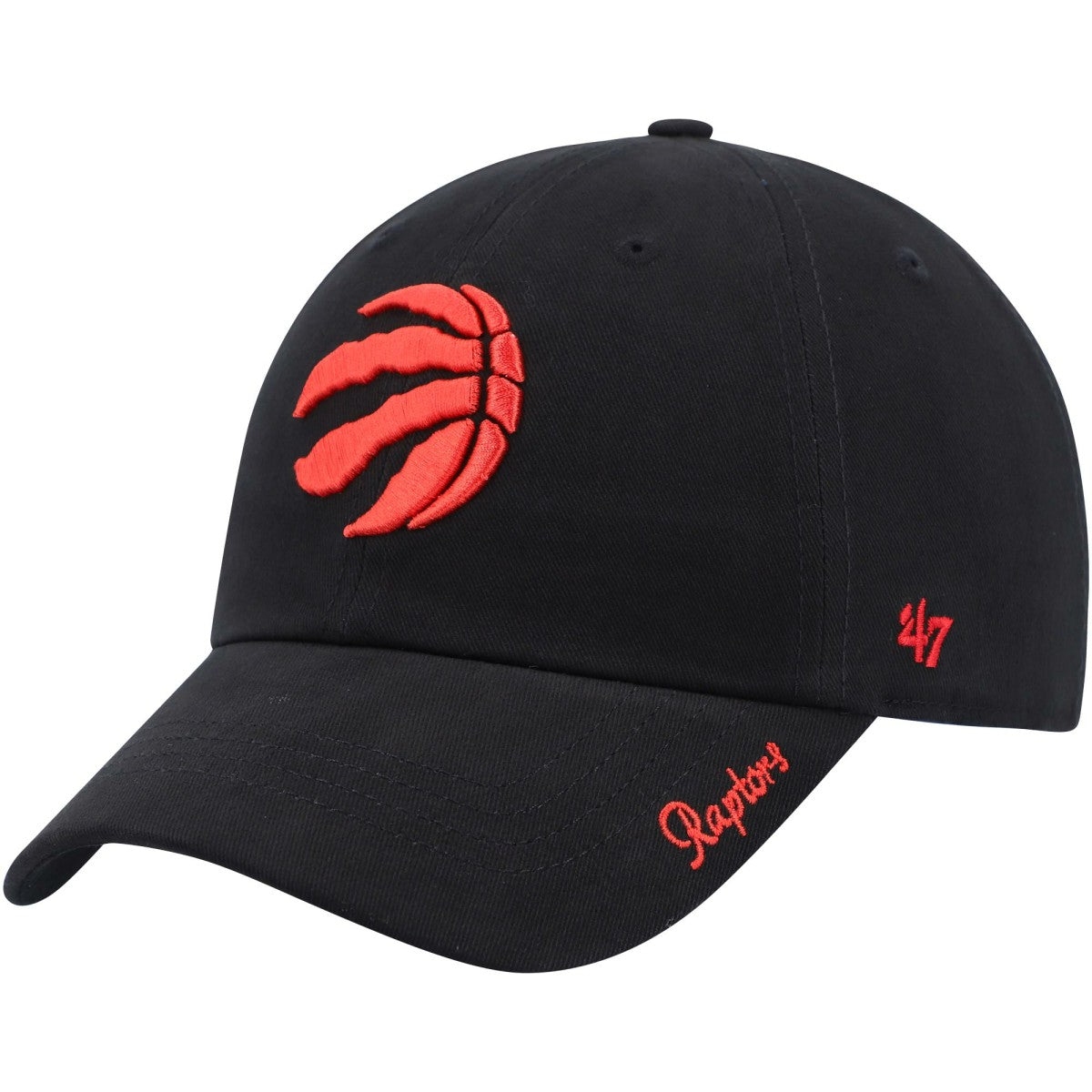 47 brand - Toronto Raptors '47 Women's Miata Clean Up Logo Adjustable Hat - Black