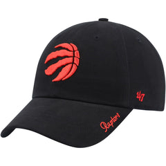 47 brand - Toronto Raptors '47 Women's Miata Clean Up Logo Adjustable Hat - Black