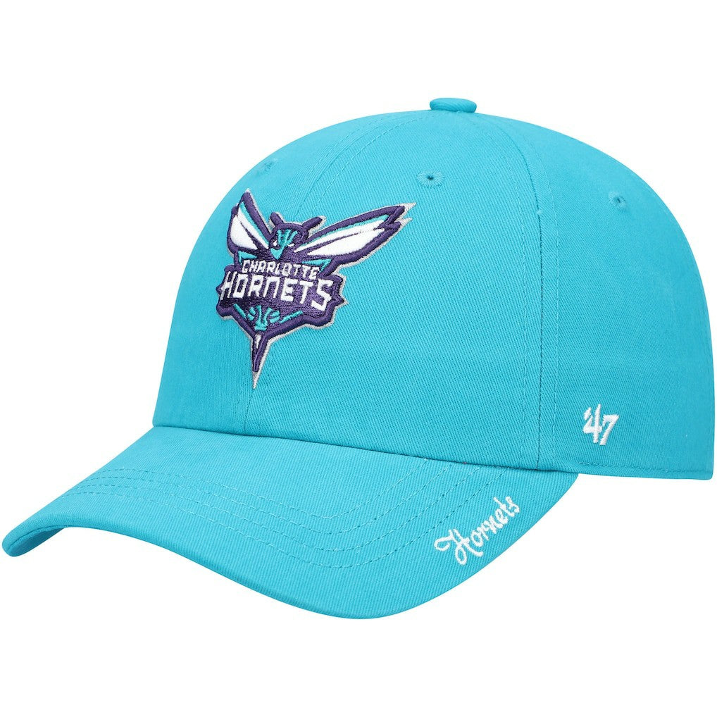 47 brand - Charlotte Hornets '47 Women's Miata Clean Up Logo Adjustable Hat - Teal