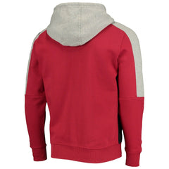 Arizona Cardinals Starter Playoffs Color Block Full-Zip Hoodie Cardinal/Black - NFL