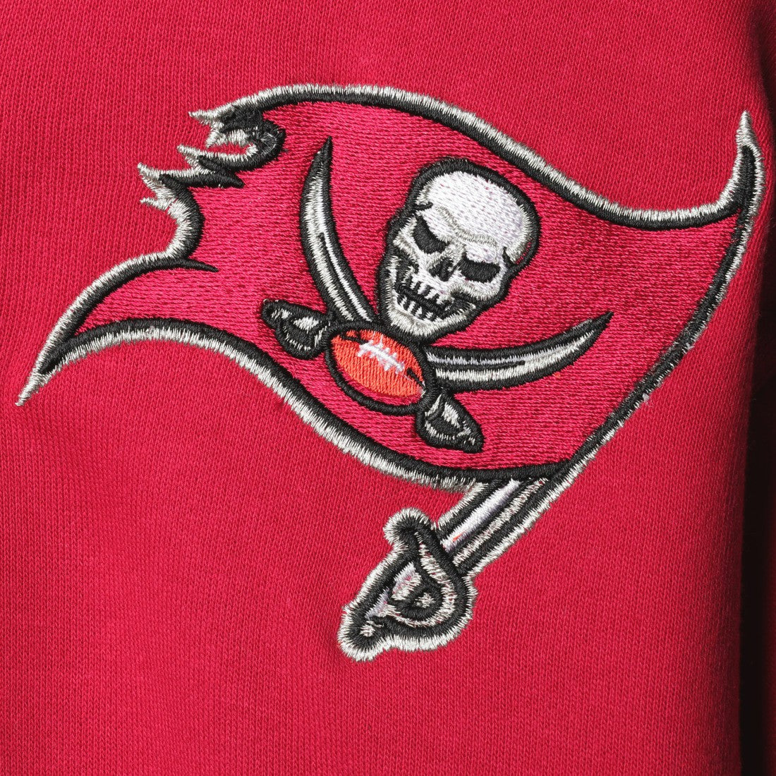 Tampa Bay Buccaneers Starter Playoffs Color Block Full-Zip Hoodie Red/Pewter - NFL