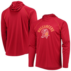 Tampa Bay Buccaneers Starter Throwback Raglan Hoodie Long Sleeve T-Shirt Red - NFL