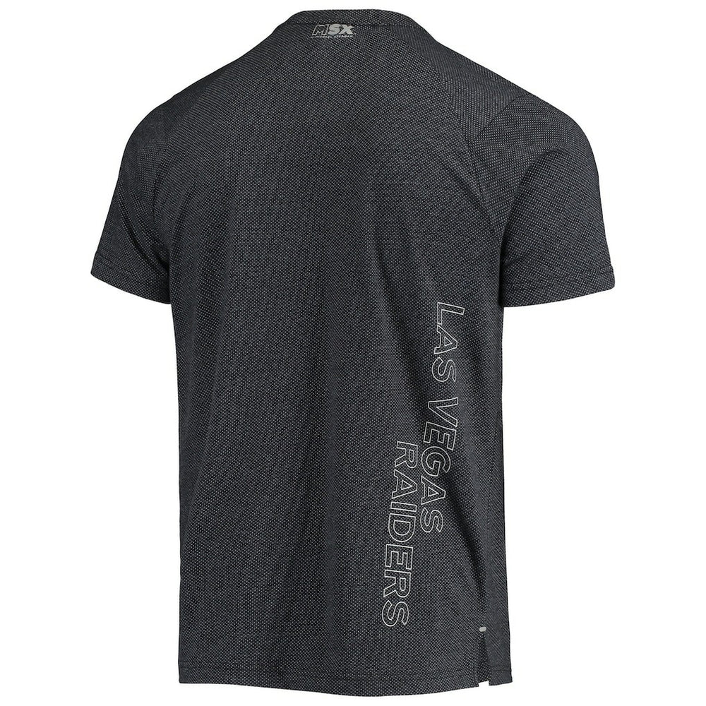 Las Vegas Raiders MSX by Michael Strahan Motivation Performance T-Shirt Black - NFL