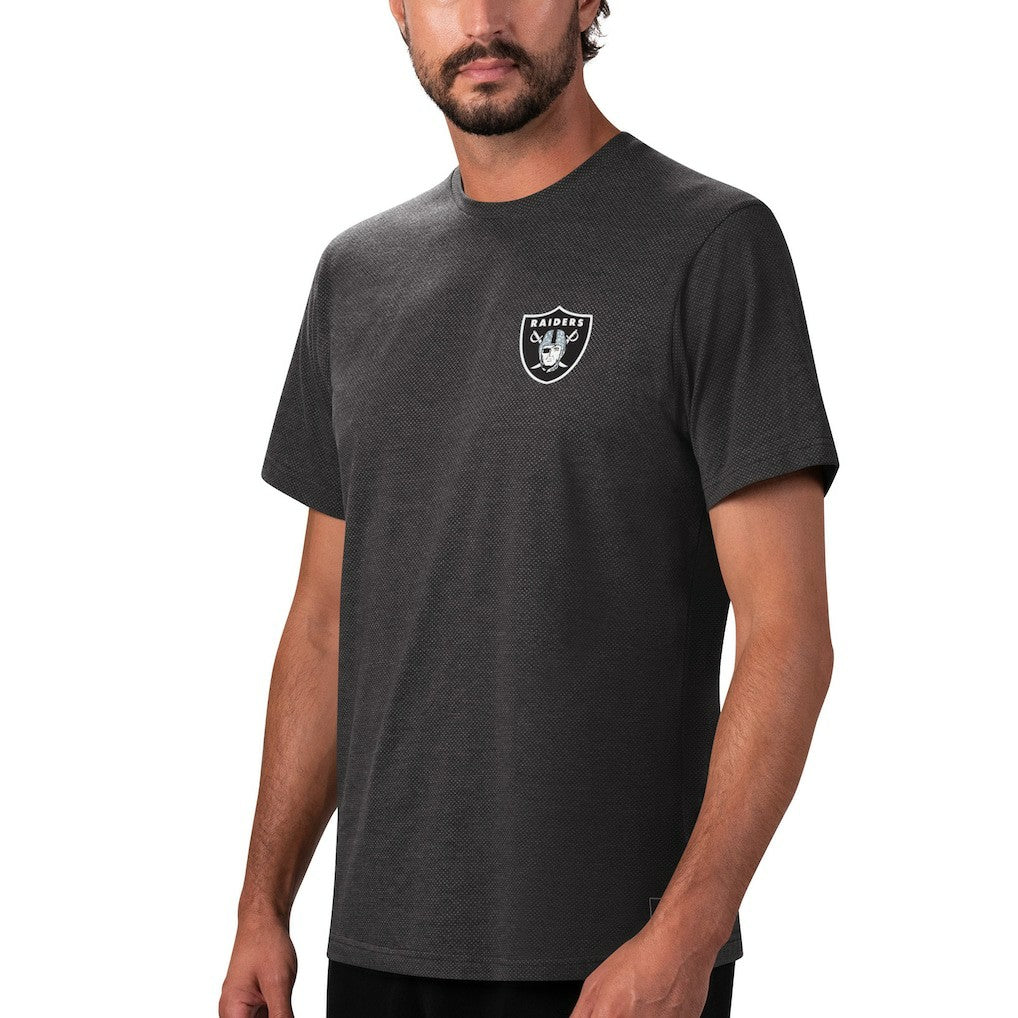 Las Vegas Raiders MSX by Michael Strahan Motivation Performance T-Shirt Black - NFL