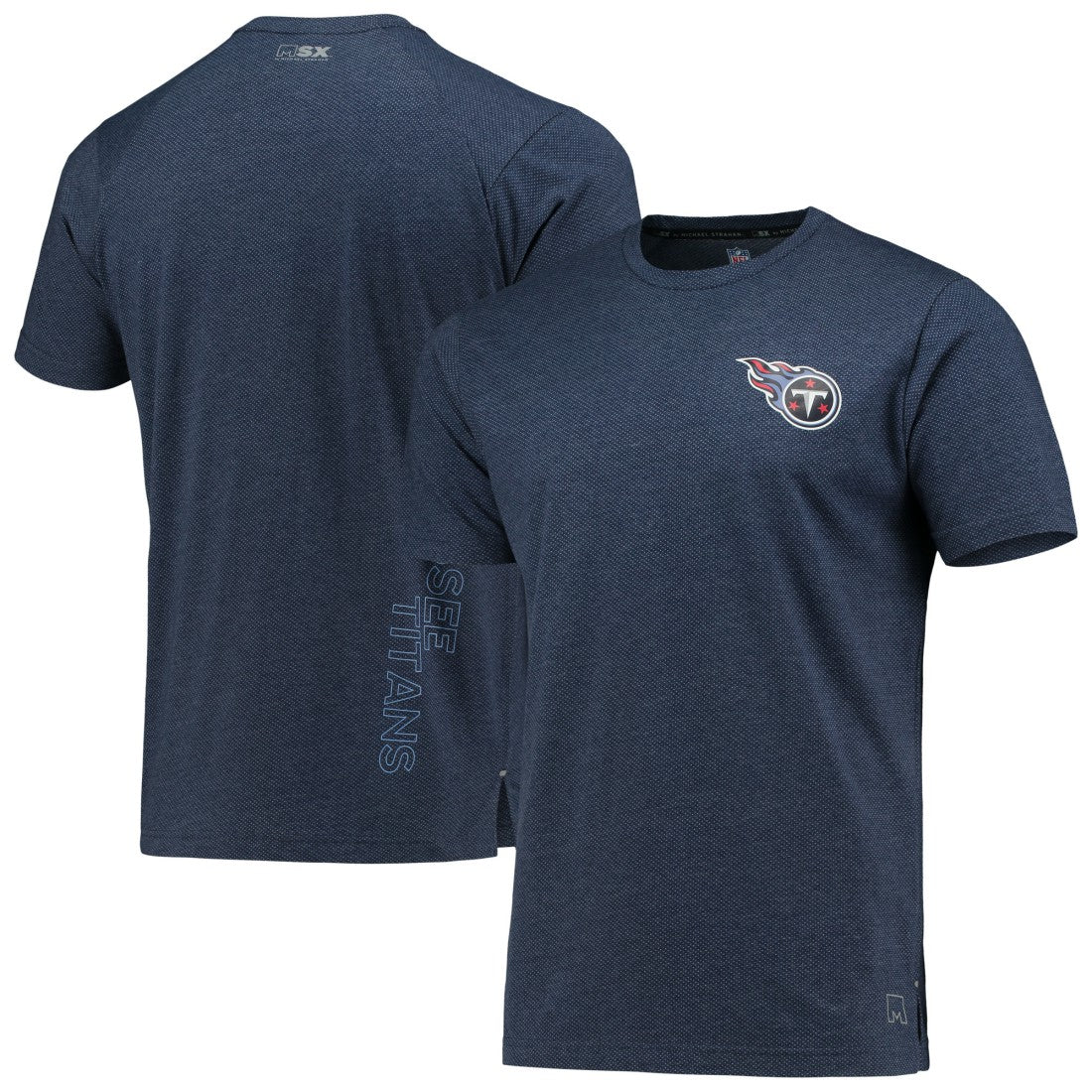 Tennessee Titans MSX by Michael Strahan Motivation Performance T-Shirt Navy - NFL