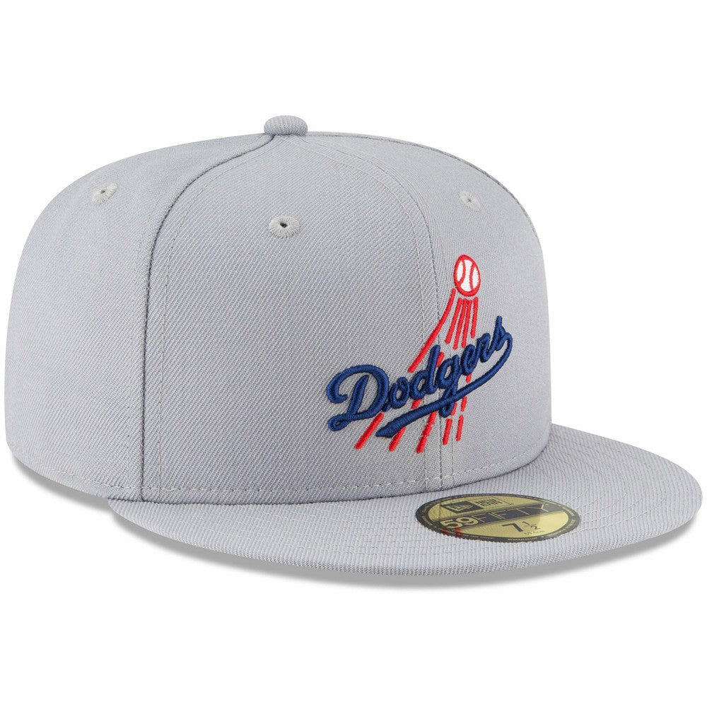 Los Angeles Dodgers New Era Cooperstown Collection Logo 59FIFTY Fitted Hat discount