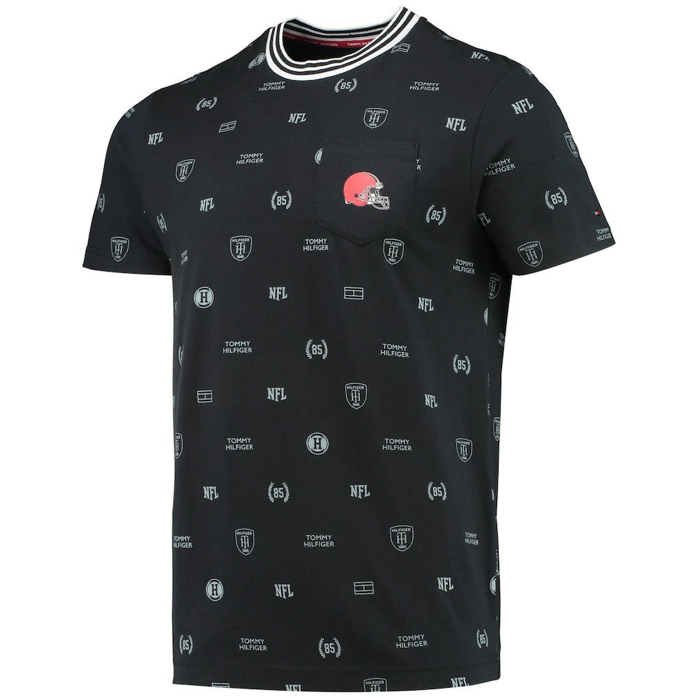Cleveland Browns Tommy Hilfiger Essential Pocket T-Shirt Black - NFL