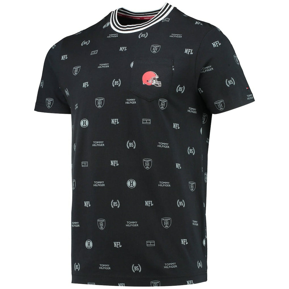 Cleveland Browns Tommy Hilfiger Essential Pocket T-Shirt Black - NFL