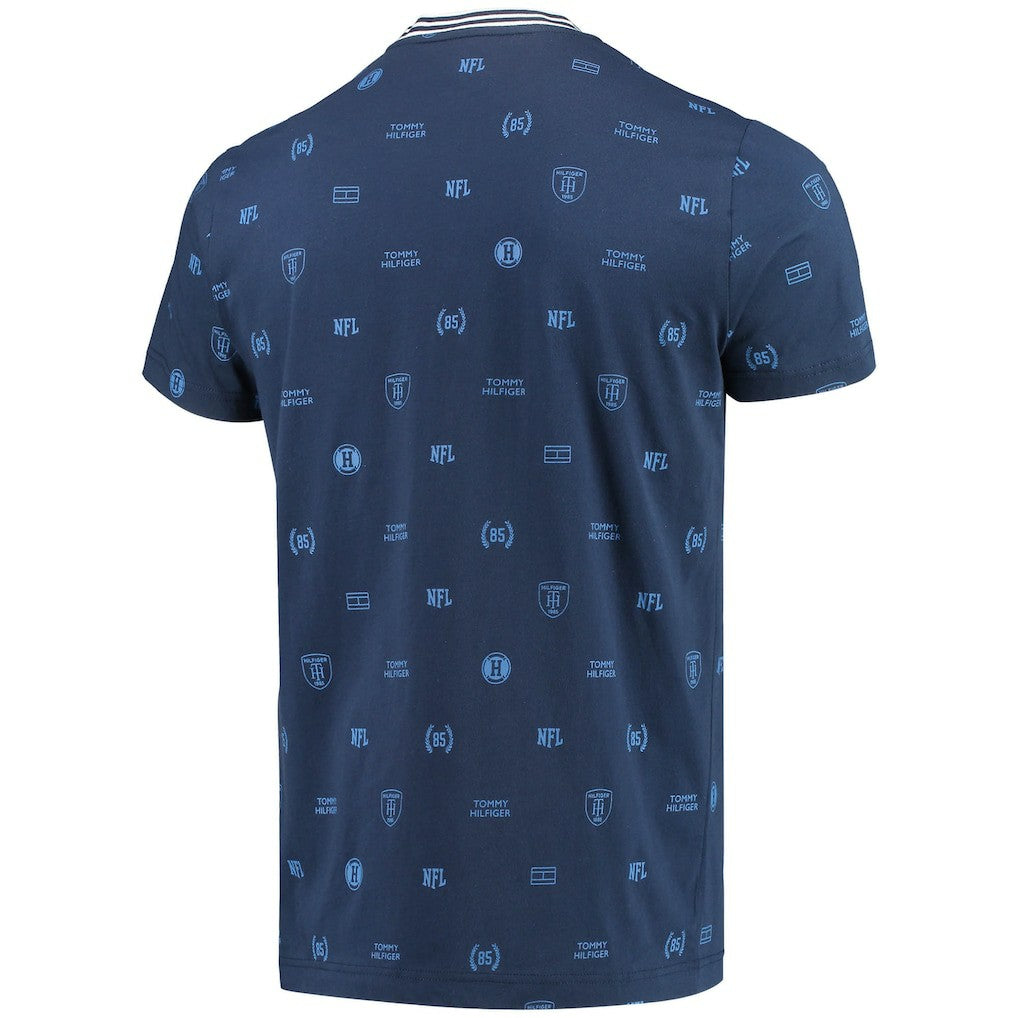 Chicago Bears Tommy Hilfiger Essential Pocket T-Shirt Navy - NFL