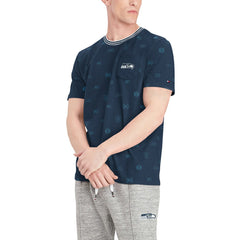 Seattle Seahawks Tommy Hilfiger Essential Pocket T-Shirt College Navy - NFL