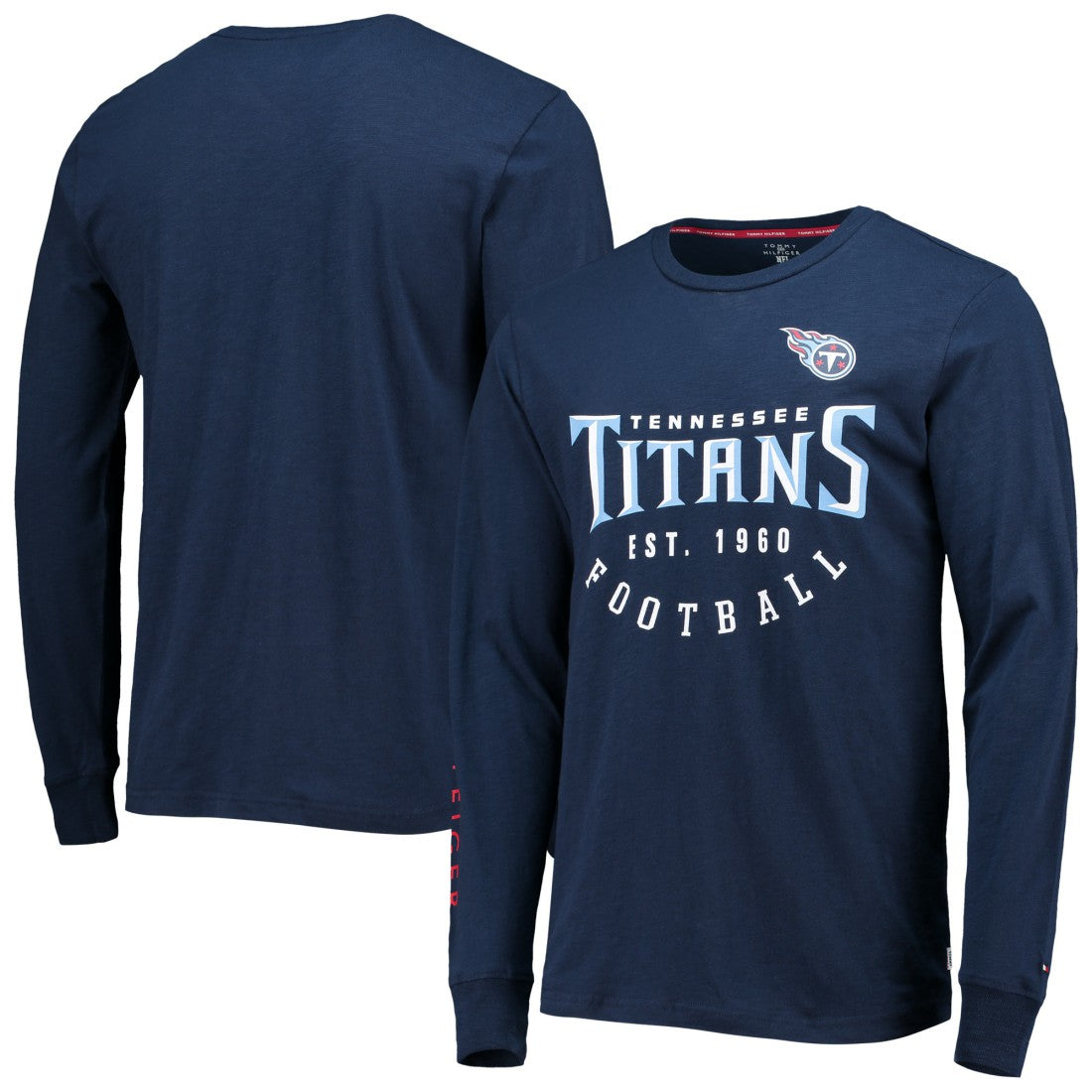 Tennessee Titans Tommy Hilfiger Peter Long Sleeve T-Shirt Navy - NFL