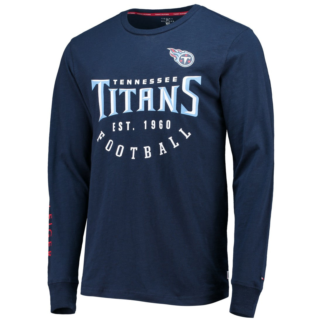 Tennessee Titans Tommy Hilfiger Peter Long Sleeve T-Shirt Navy - NFL