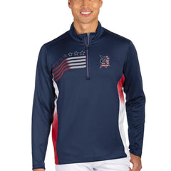Detroit Tigers Antigua Liberty Quarter-Zip Pullover Jacket for sale