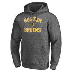 Boston Bruins Victory Arch Team Fitted Pullover Hoodie Charcoal