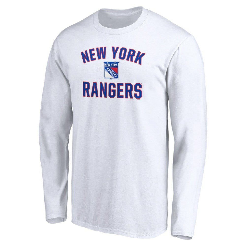 New York Rangers Victory Arch Long Sleeve T-Shirt White