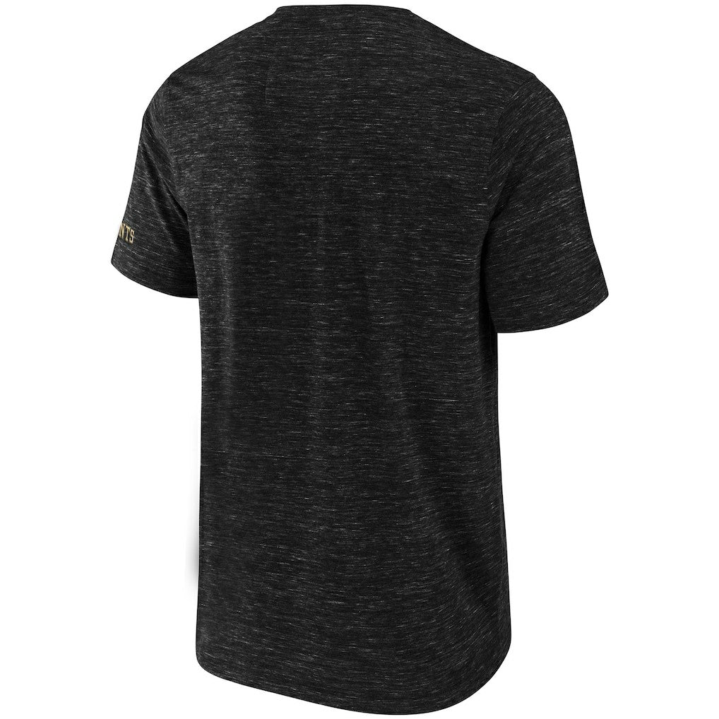 New Orleans Saints NFL x Darius Rucker Collection Slub Henley T-Shirt Black - Fanatics