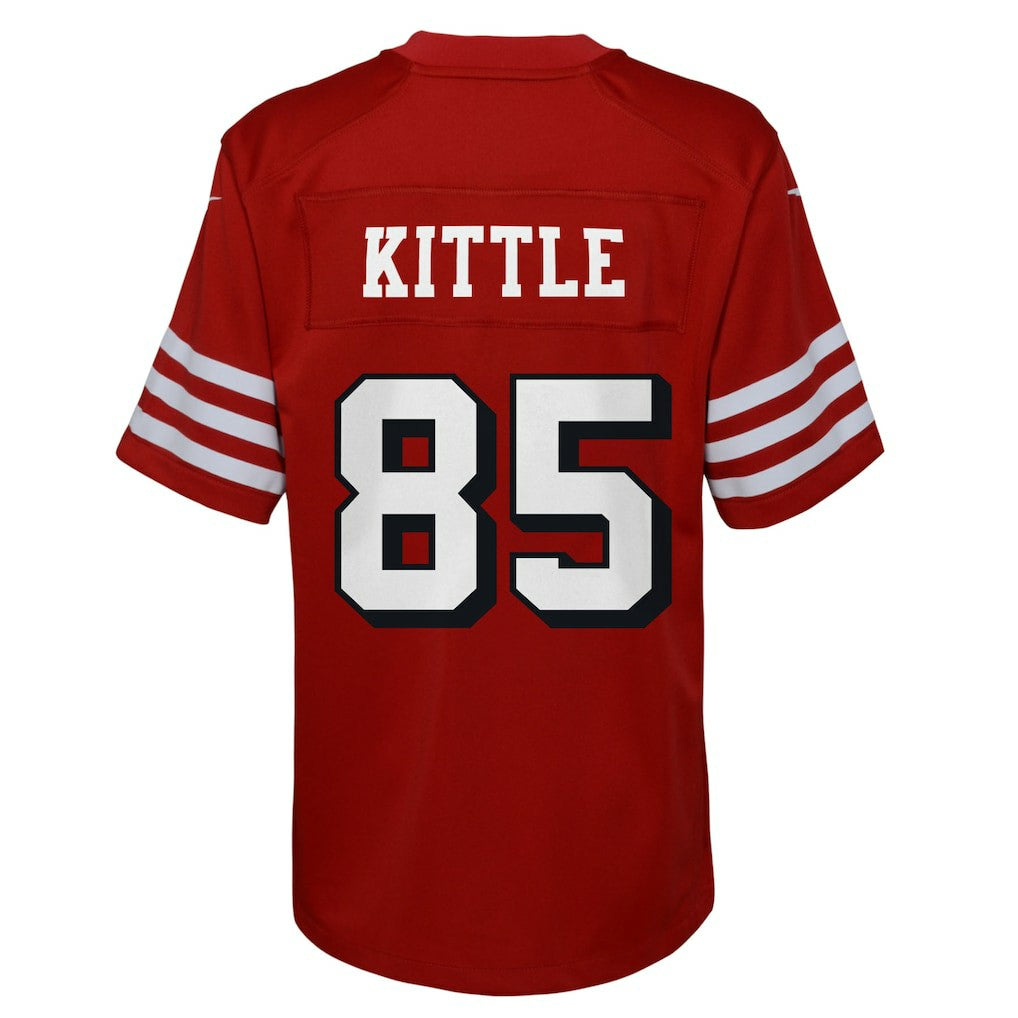 George Kittle San Francisco 49ers Youth Game Jersey - Scarlet | NFL Jerseys