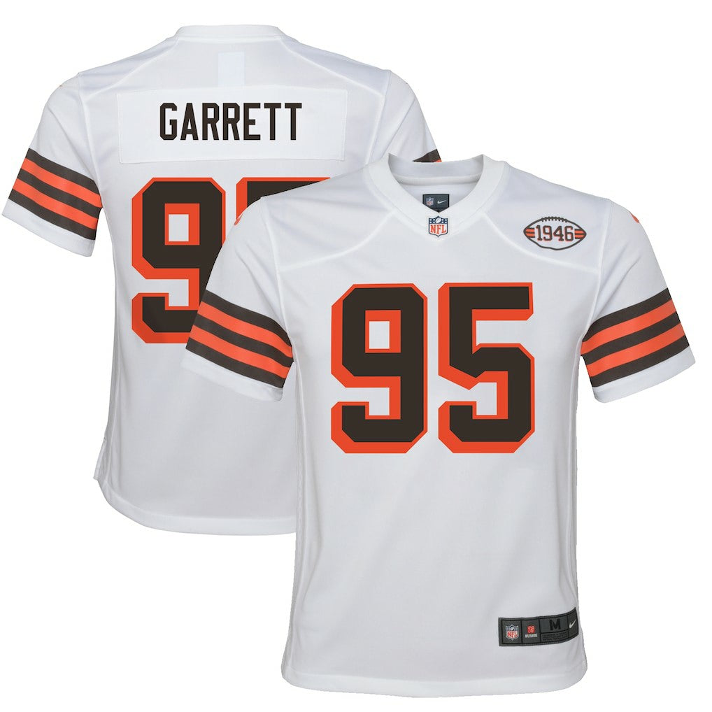 Myles Garrett Cleveland Browns Youth Game Jersey White - Nike