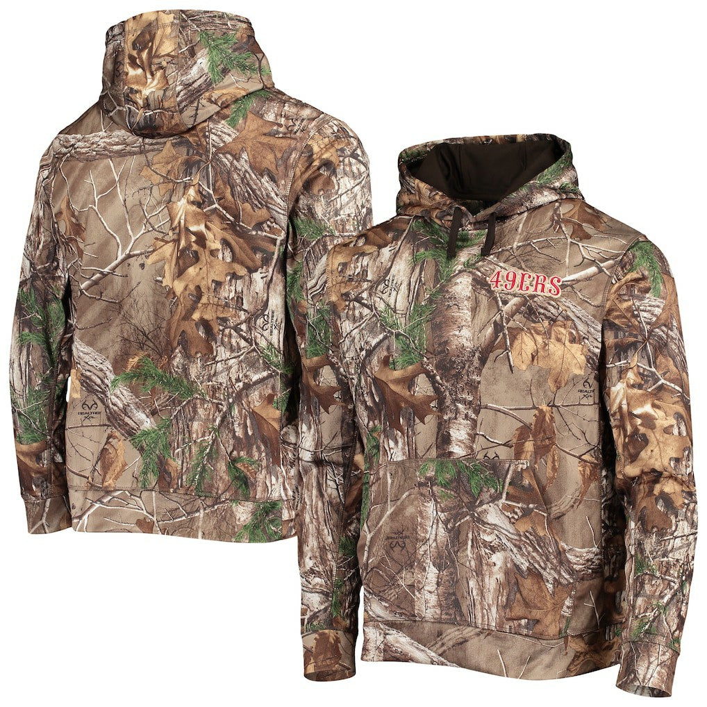 San Francisco 49ers Dunbrooke Champion Tech Pullover Hoodie Realtree Camo - NFL