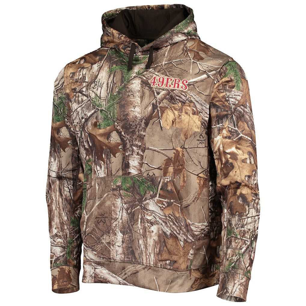 San Francisco 49ers Dunbrooke Champion Tech Pullover Hoodie Realtree Camo - NFL
