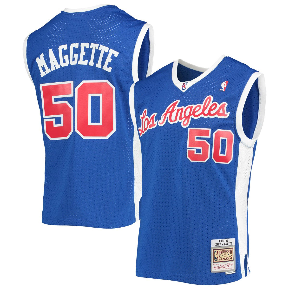 Mitchell & Ness - Corey Maggette LA Clippers 2002/03 Hardwood Classics Swingman Jersey - Royal