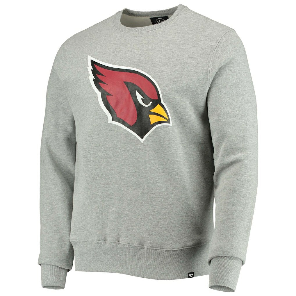 Arizona Cardinals '47 Imprint Headline Logo Pullover Sweatshirt Heathered Gray - 47 brand