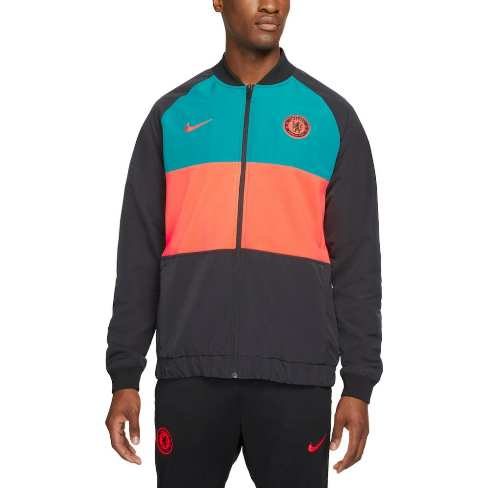 Nike Chelsea I96 Woven Anthem Raglan Full-Zip Jacket - Blue