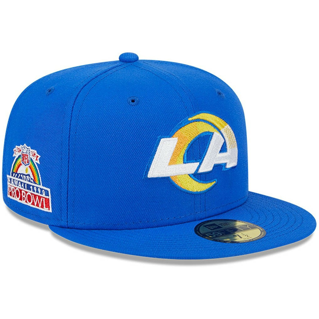 Los Angeles Rams New Era Patch Up 1990 Pro Bowl 59FIFTY Fitted Hat Royal - NFL