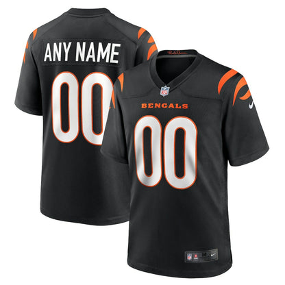 Cincinnati Bengals Game Custom Jersey - Black | NFL Jerseys