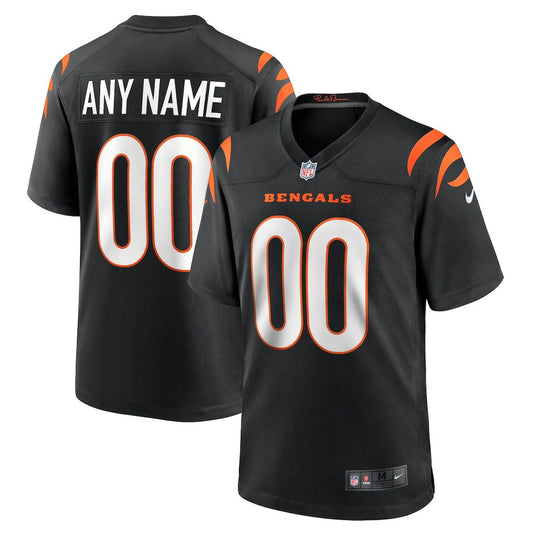 Cincinnati Bengals Game Custom Jersey - Black | NFL Jerseys
