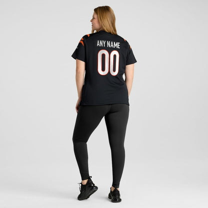 Cincinnati Bengals Women's Game Custom Jersey - Black | NFL Jerseys