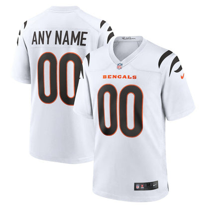Cincinnati Bengals Game Custom Jersey - White | NFL Jerseys