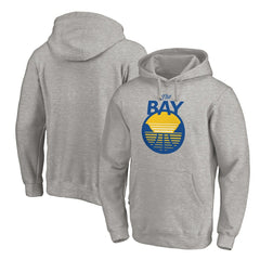 NBA - Golden State Warriors The Bay Logo Pullover Hoodie - Heathered Gray