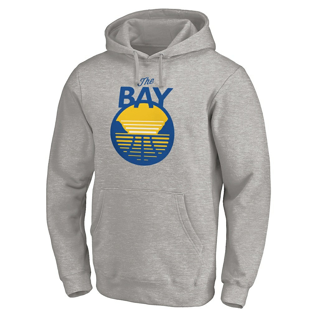 NBA - Golden State Warriors The Bay Logo Pullover Hoodie - Heathered Gray