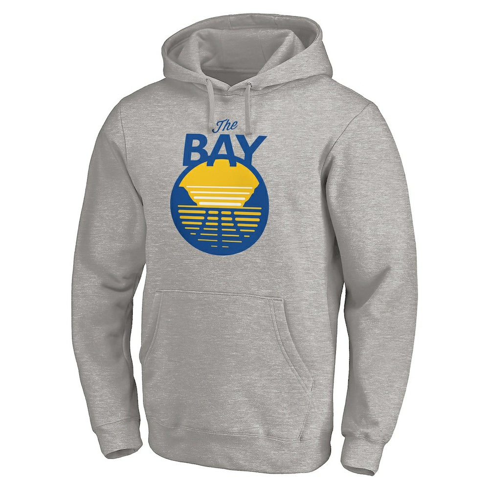 NBA - Golden State Warriors The Bay Logo Pullover Hoodie - Heathered Gray