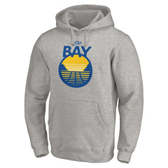 NBA - Golden State Warriors The Bay Logo Pullover Hoodie - Heathered Gray