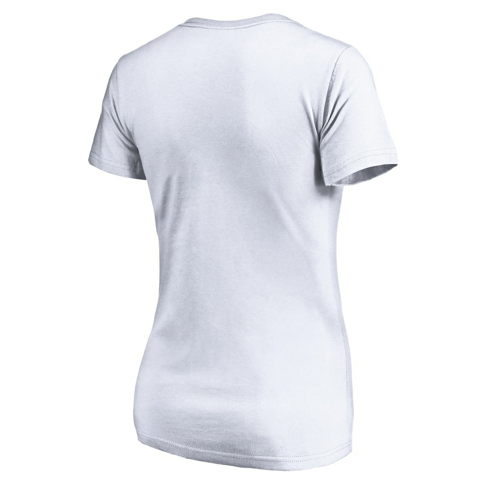 NBA - Golden State Warriors Women's The Bay Logo V-Neck T-Shirt - White