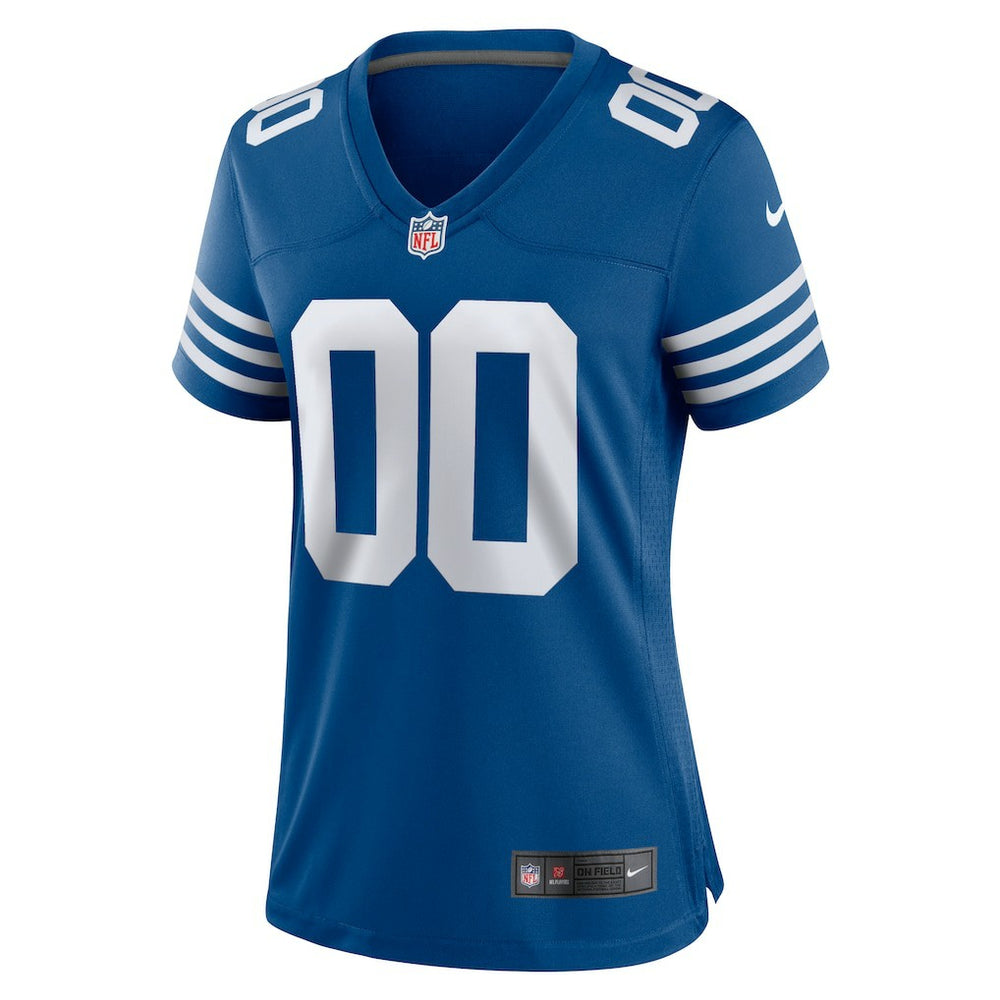 Indianapolis Colts Women's Alternate Custom Jersey Royal - Nike