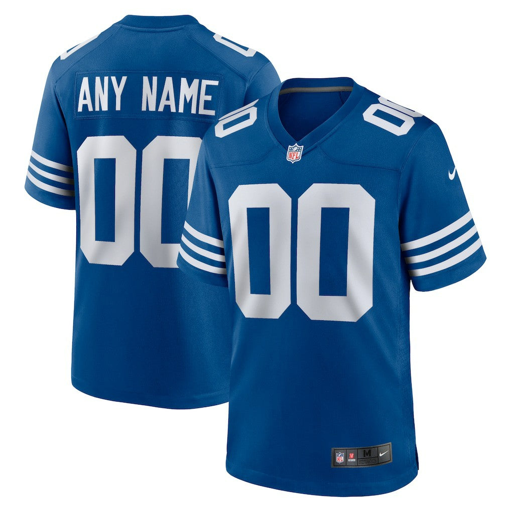 Indianapolis Colts Alternate Custom Jersey Royal - Nike
