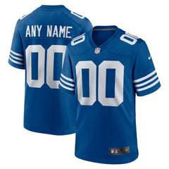Indianapolis Colts Alternate Custom Jersey Royal - Nike