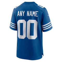 Indianapolis Colts Alternate Custom Jersey Royal - Nike