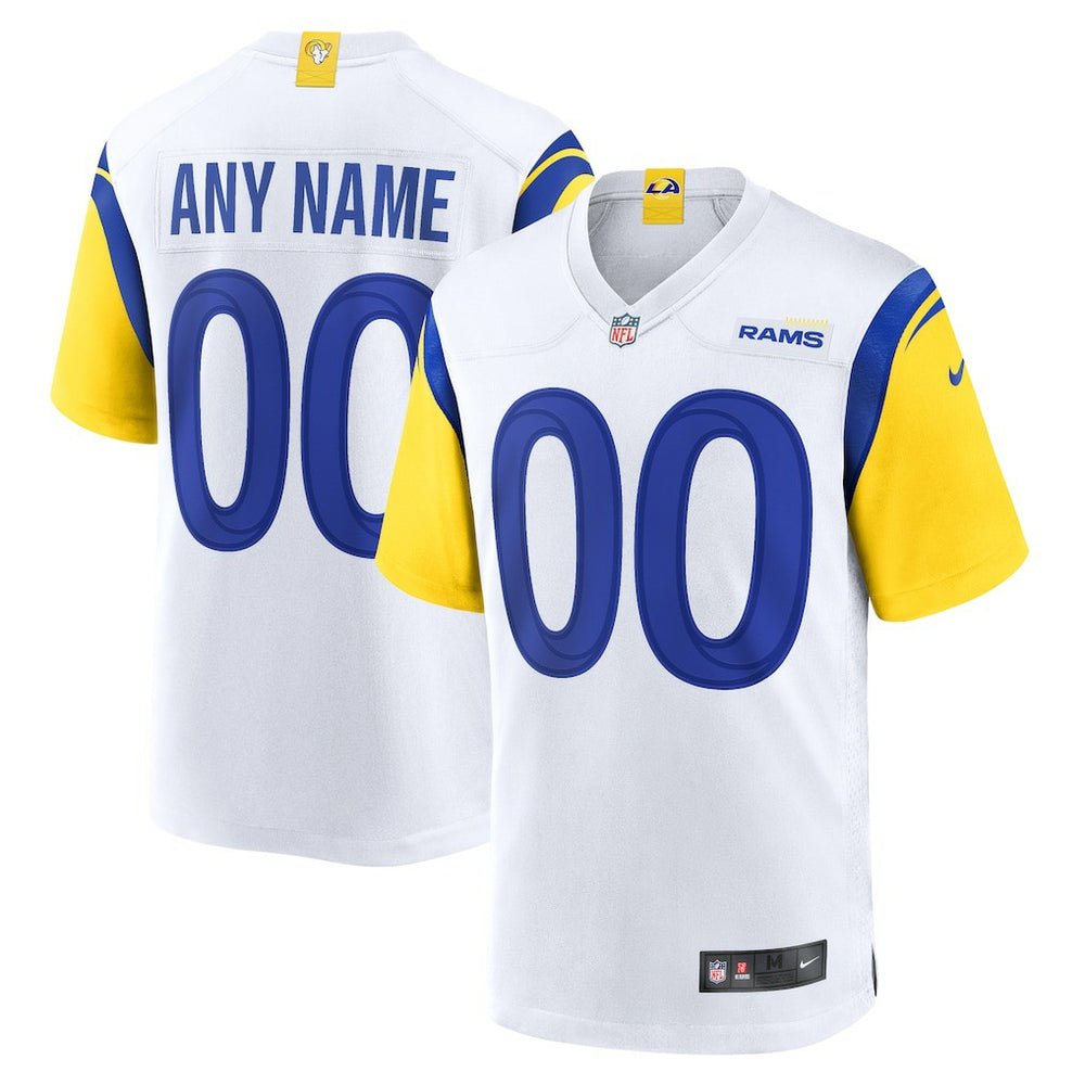 Los Angeles Rams Alternate Custom Jersey White - Nike