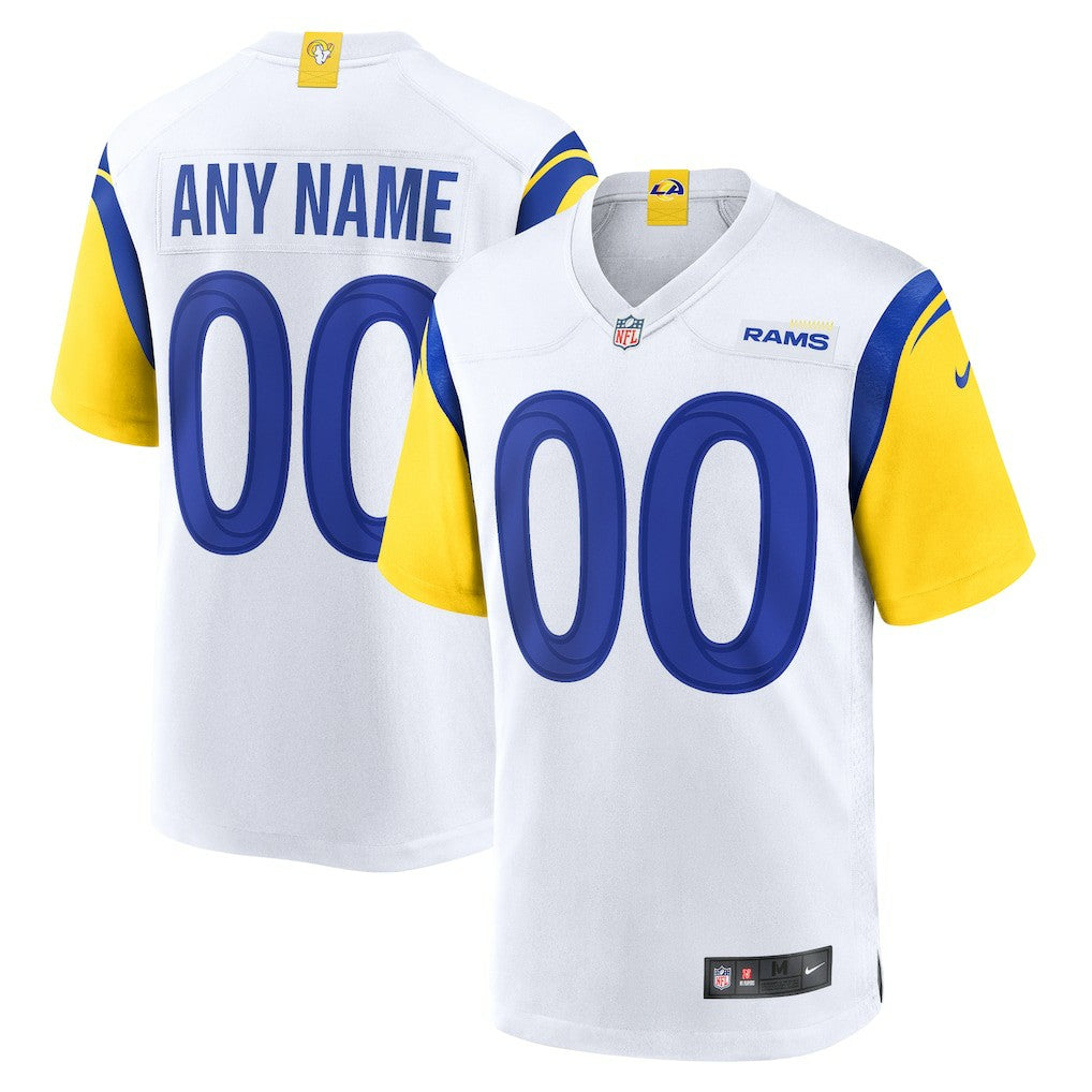 Los Angeles Rams Alternate Custom Jersey White - Nike