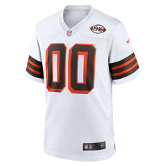 Cleveland Browns 1946 Collection Alternate Custom Jersey White - Nike