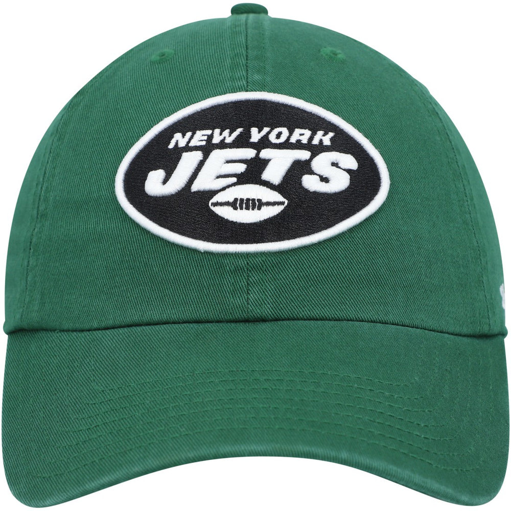 New York Jets '47 Youth Logo Clean Up Adjustable Hat Green - 47 brand