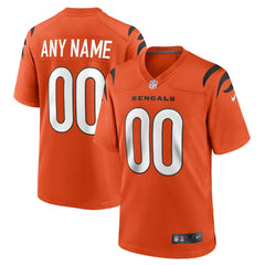 Cincinnati Bengals Youth Alternate Game Custom Jersey Orange - Nike