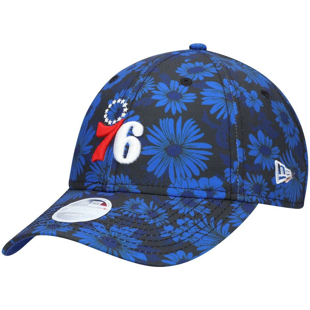 New Era - Philadelphia 76ers Women's Blossom 2.0 9TWENTY Adjustable Hat - Royal