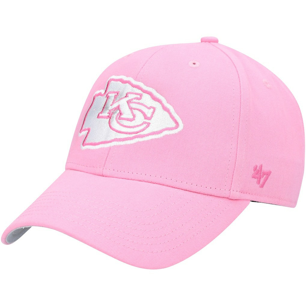 Kansas City Chiefs '47 Girls Youth Rose MVP Adjustable Hat Pink - 47 brand