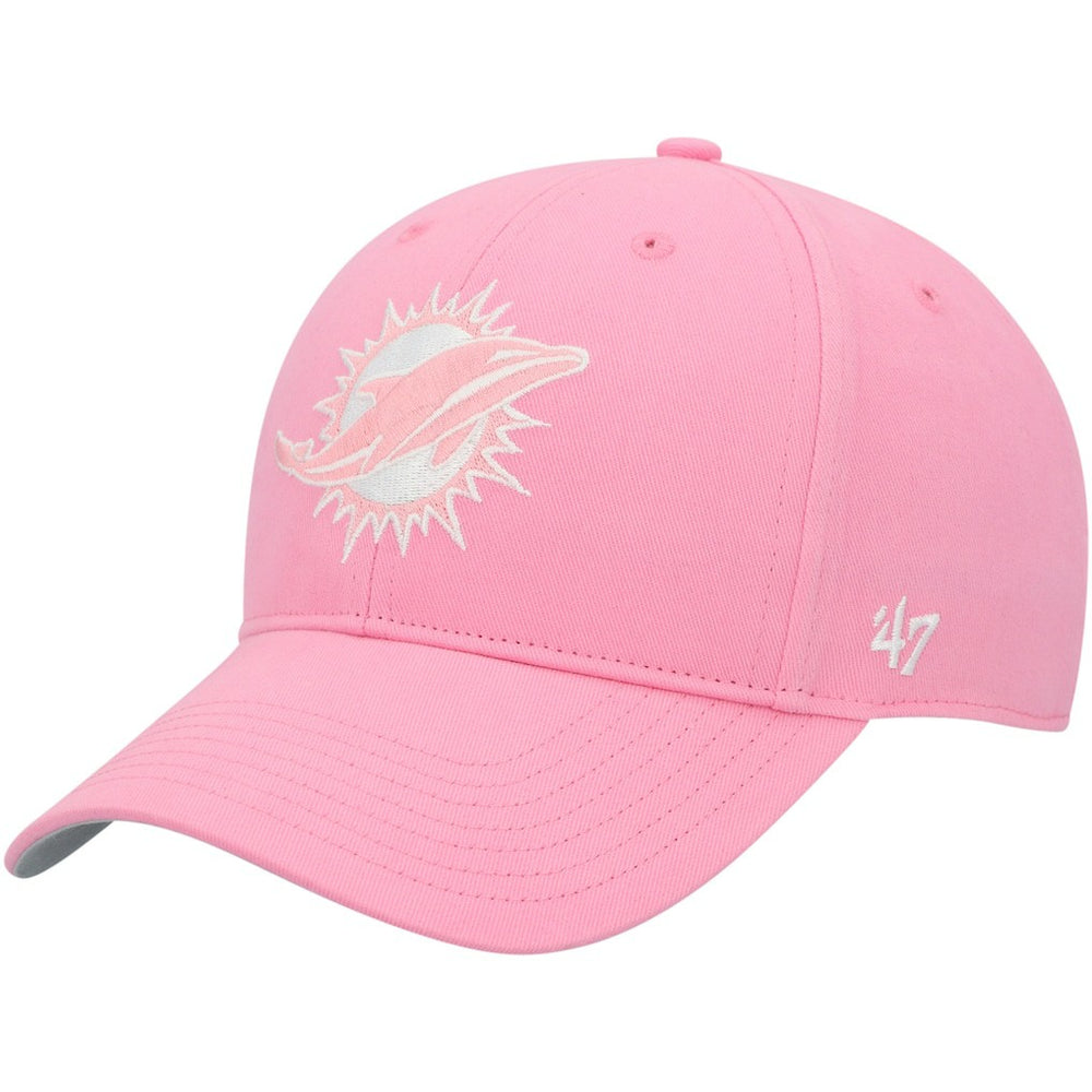 Miami Dolphins '47 Girls Youth Rose MVP Adjustable Hat Pink - 47 brand